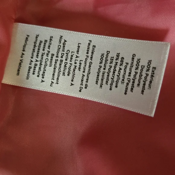 Stylish Warm Pink Talbot's Winter Coat - Picture 14 of 16